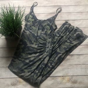 RARE!!!! Express Camo Maxi Dress M- FINAL PRICE